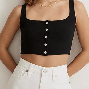 Madewell Ribbed Bralette Tank Top - NEW WITH TAGS